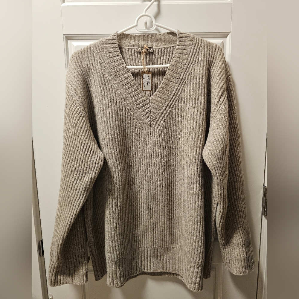 CP Shades Sweater Wool Cashmere Large Driftwood Sold Out!